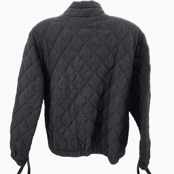 Susan Graver womens Small Collection Quilted Black Jacket New With Tags - Picture 7 of 9